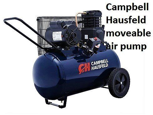 Joseph Campbell Hausfeld moveable air pump