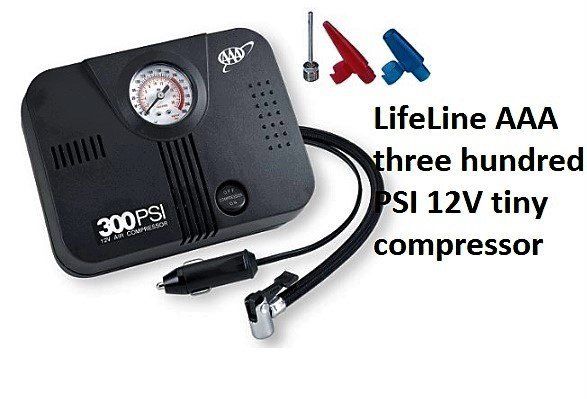 LifeLine AAA three hundred PSI 12V tiny compressor
