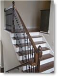WALNUT STAIR / RAILING WORK - Wood Flooring in Minneapolis, MN WALNUT STAIR / RAILING WORK - Wood Flooring in Minneapolis, MN