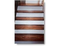 RED OAK STAIRS WITH WHITE RISERS - Wood Flooring in Minneapolis, MN RED OAK STAIRS WITH WHITE RISERS - Wood Flooring in Minneapolis, MN