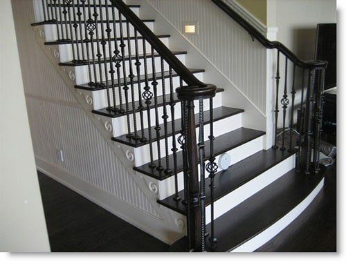 Before Stained Staircase - Twin Cities, MN Before Stained Staircase - Twin Cities, MN