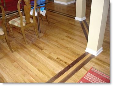 #1 COMMON RED OAK WITH WALNUT BORDER - Wood Flooring in Minneapolis, MN #1 COMMON RED OAK WITH WALNUT BORDER - Wood Flooring in Minneapolis, MN