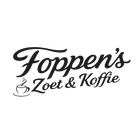 Het logo van Black Foppen's Zoet & Koffie met een koffiekopje-icoon.