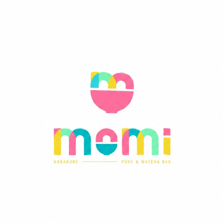 Logo colorato di Mimi su sfondo bianco con una faccina sorridente stilizzata sopra la parola 