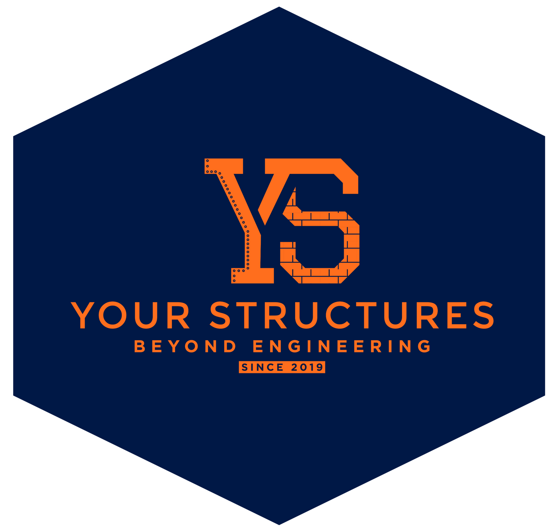 A logo for a company called your structures beyond engineering