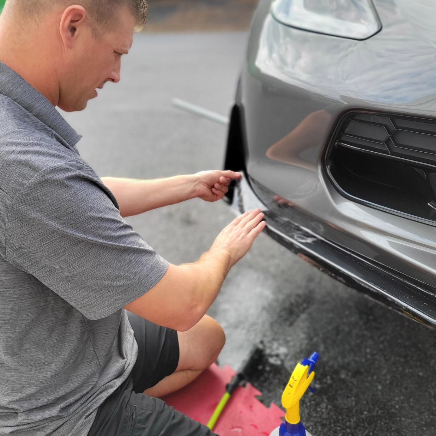 professional applying ppf