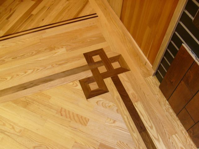 Corner Inlay Pattern — Seattle, WA — Sterling Hardwood Floors