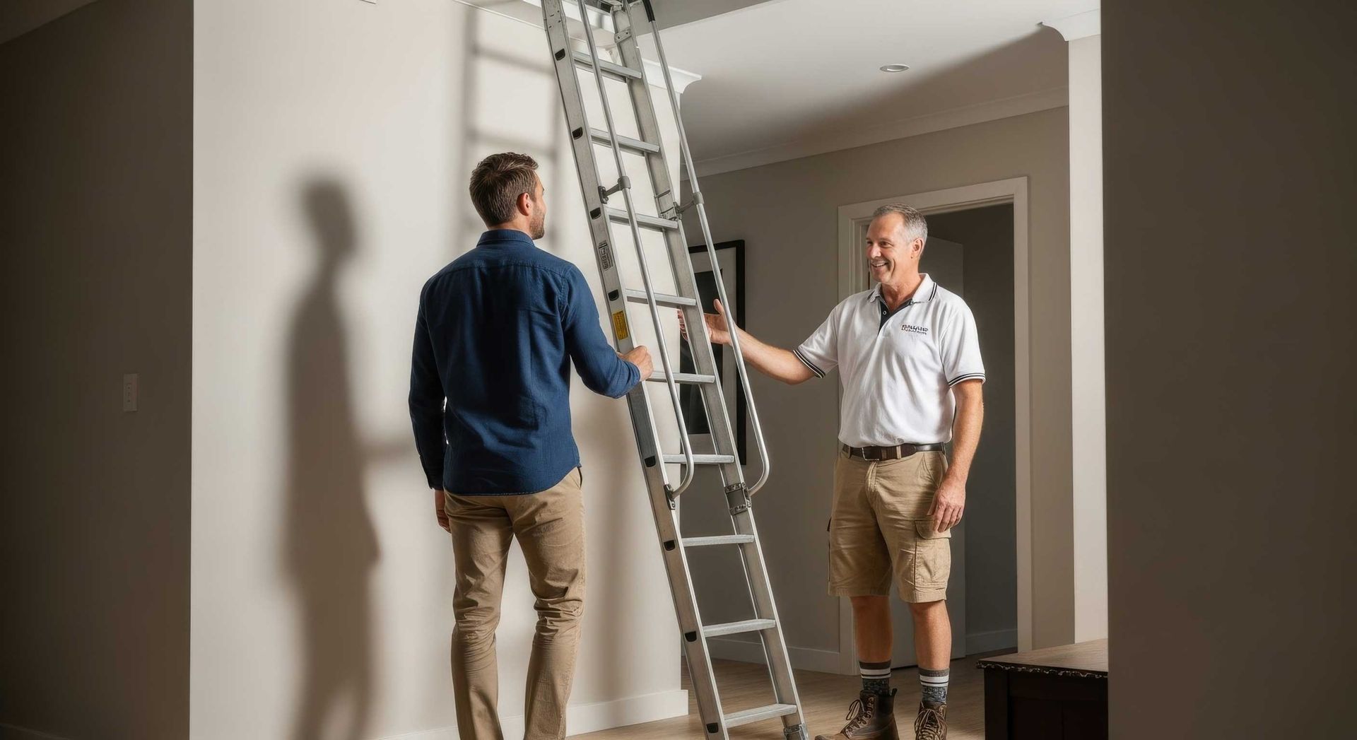 Clean Finish After Professional Attic Ladder Install Toowoomba
