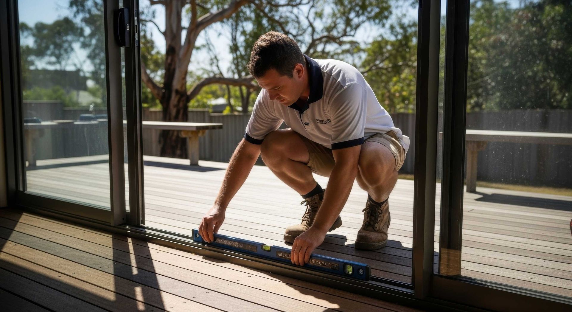 professional door repair service at a small business in Toowoomba