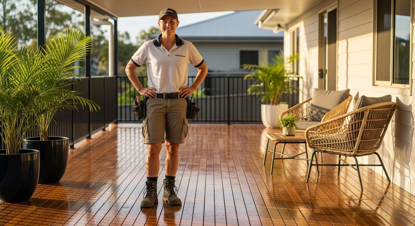 Toowoomba Handyman Checking Deck Structure For Replacement Needs