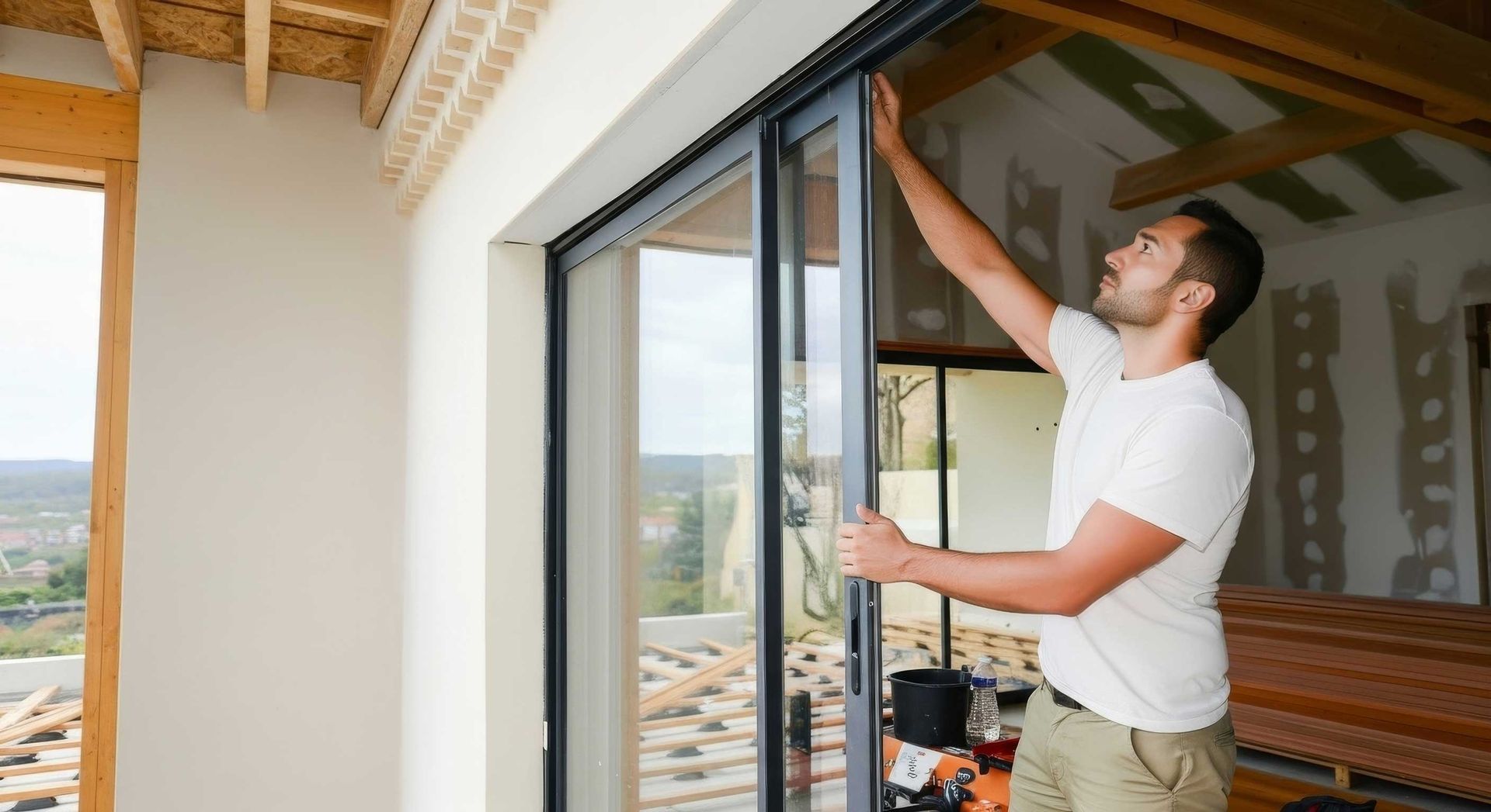 Installing Curtain Rods And Blinds In A Toowoomba Bedroom