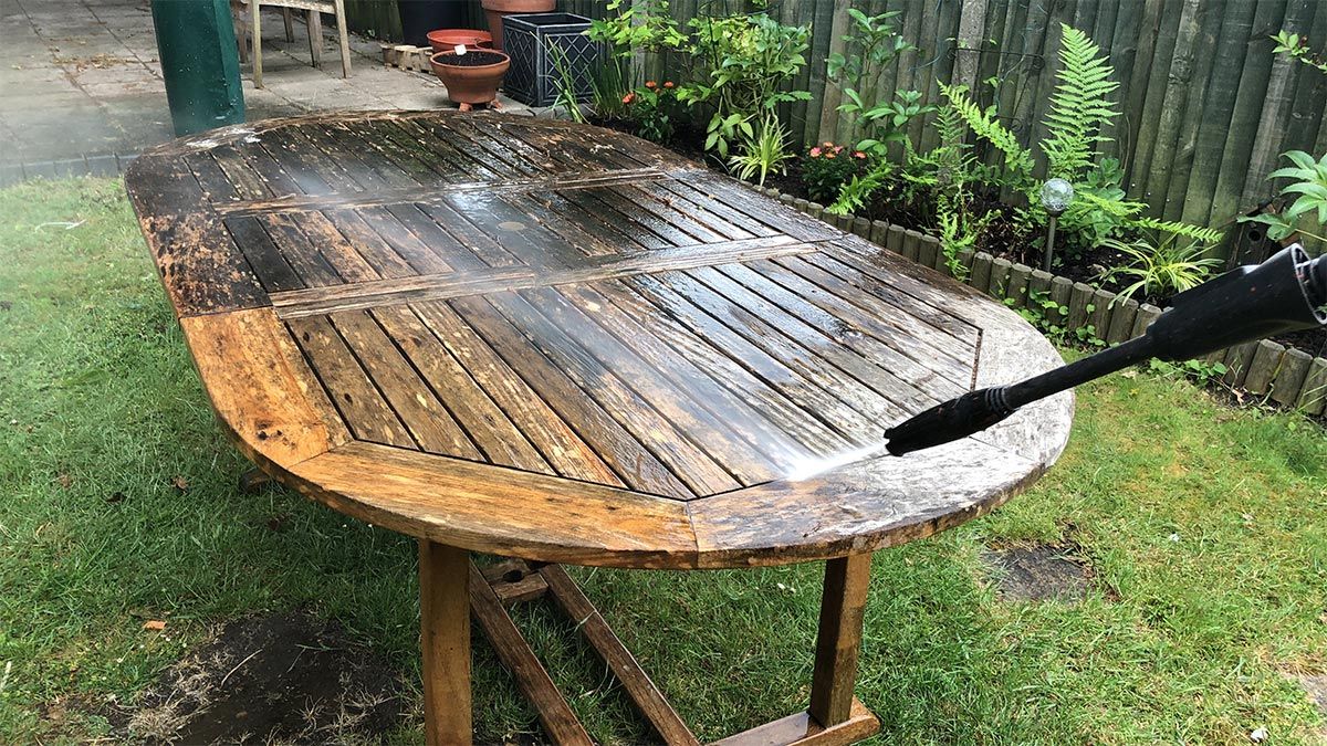 Outdoor Furniture Pressure Washing Service