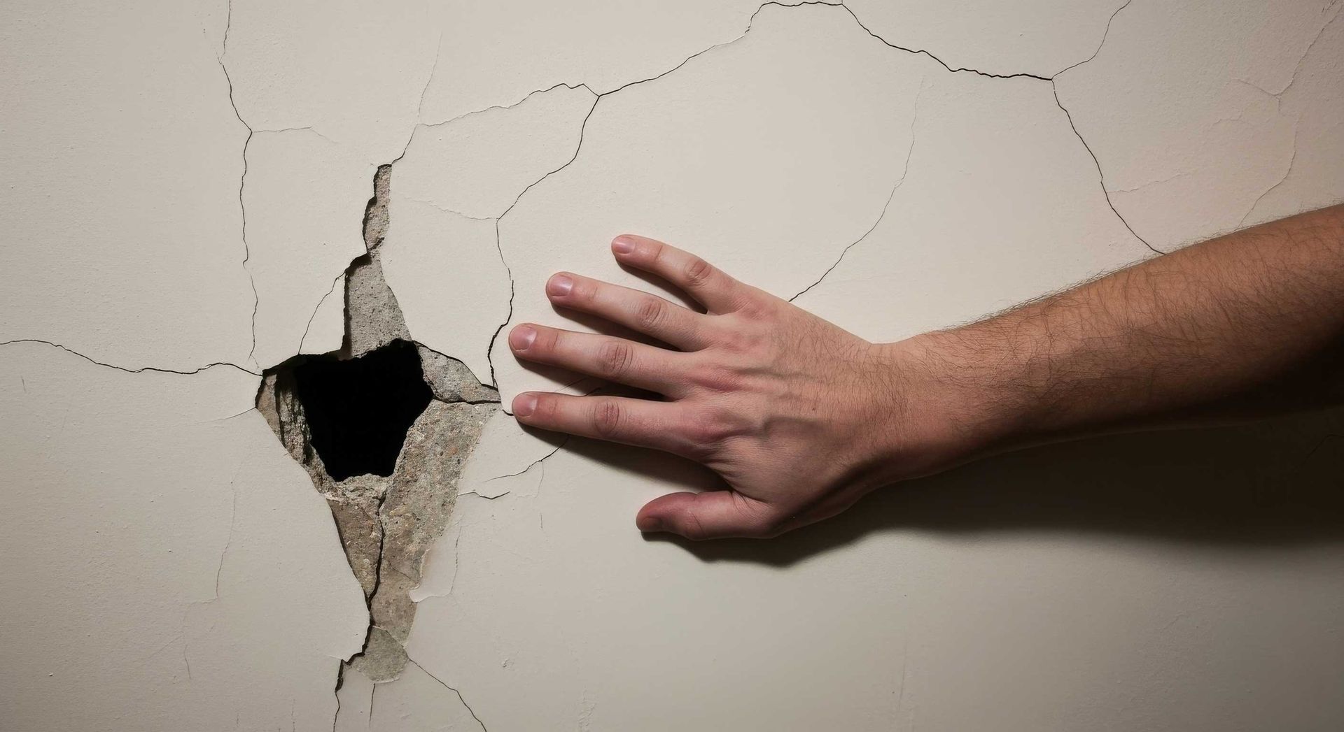 Handyman Repairing a Large Plasterboard Hole in Toowoomba QLD