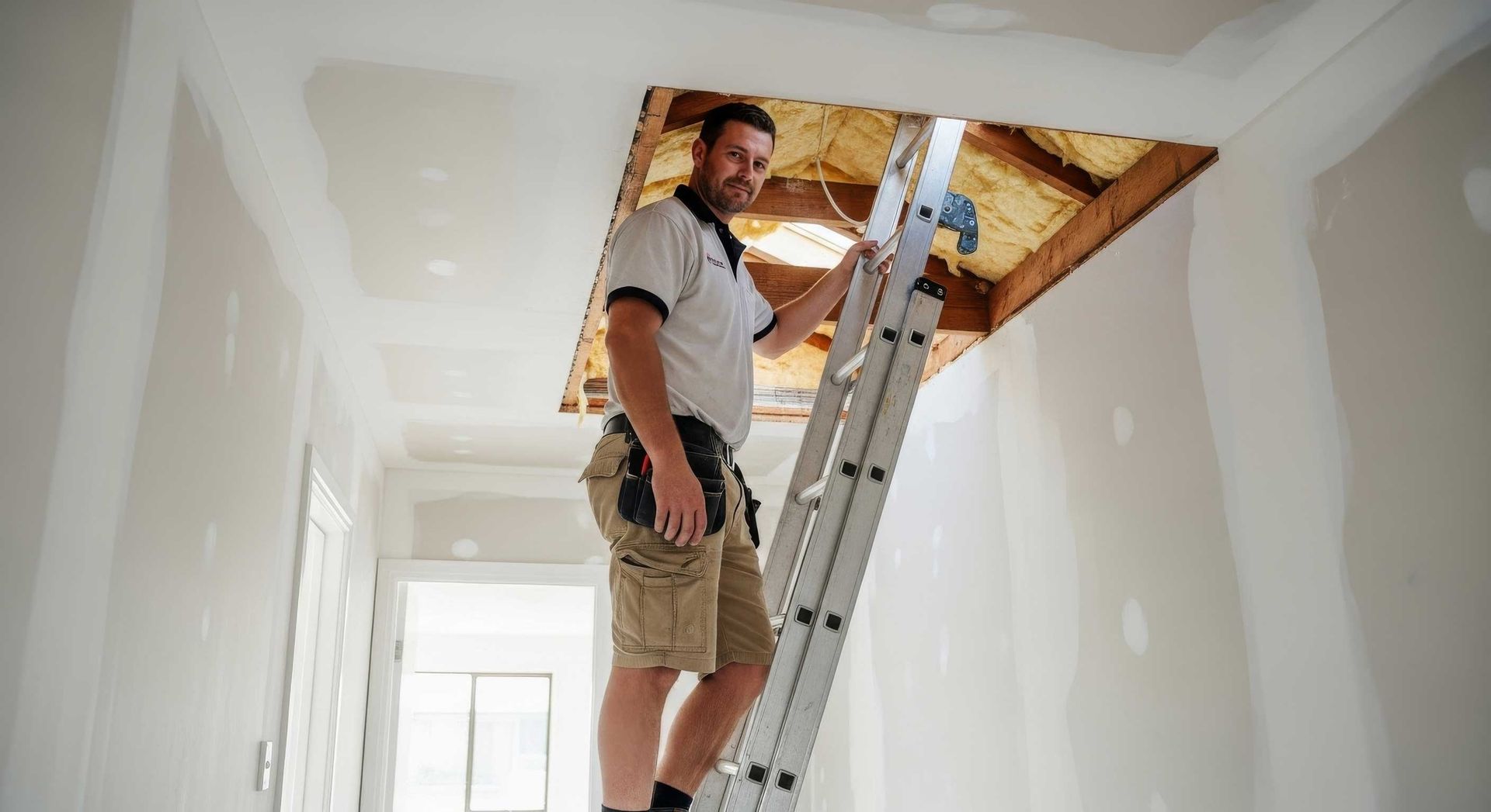 Space-Saving Attic Ladder Installed By Handyman In Toowoomba