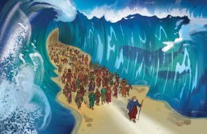 God Parted the Red Sea