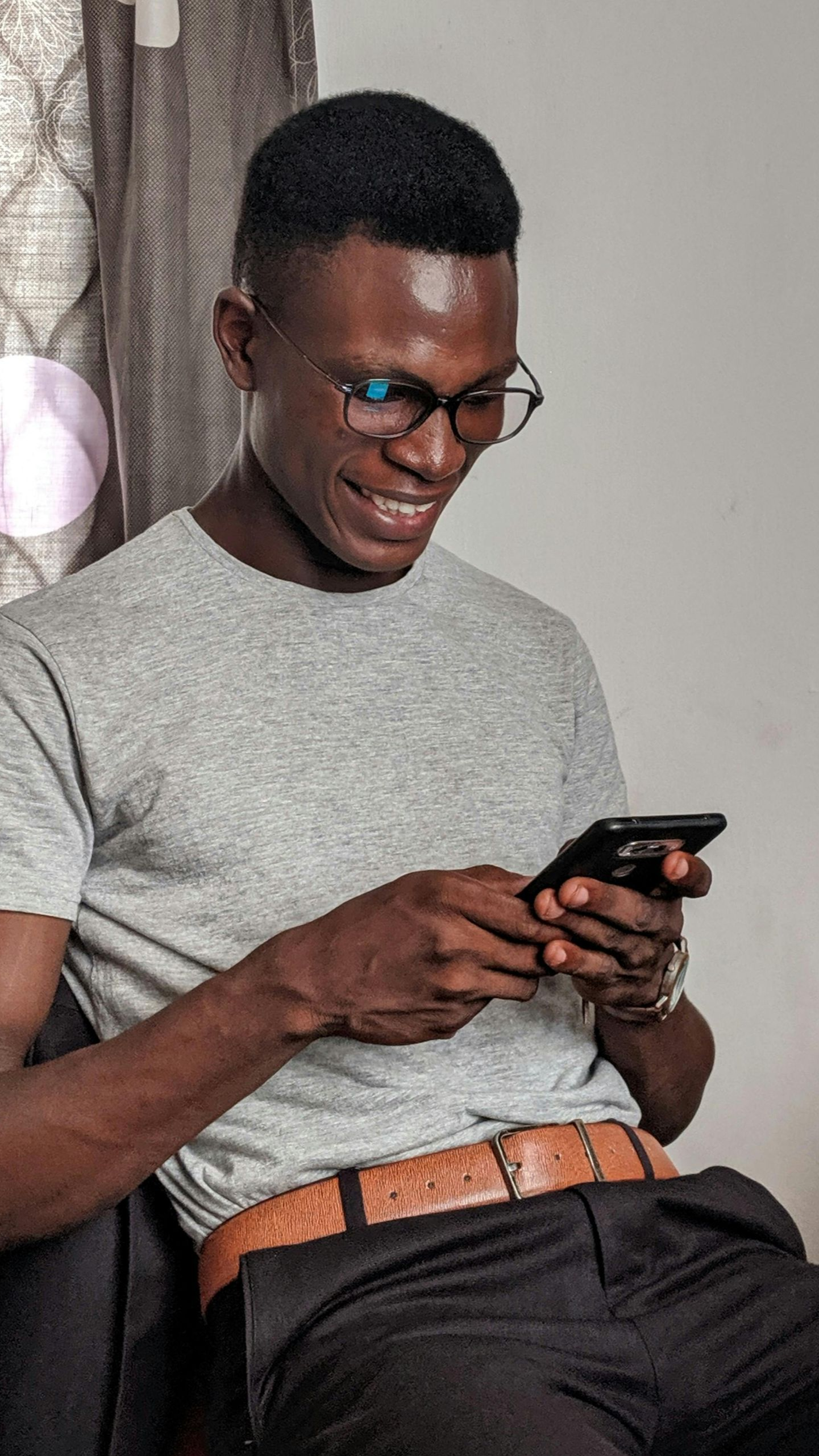 Mobile view of a map showing public transit routes in green, orange, and purple.