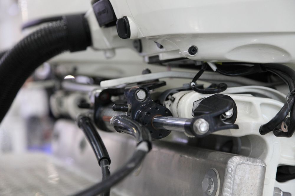 Hydraulic Steering of Outboard Engine — Boat Service in Woodburn, NSW