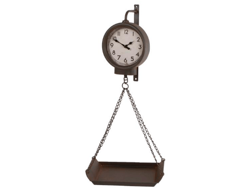 weegschaal klok