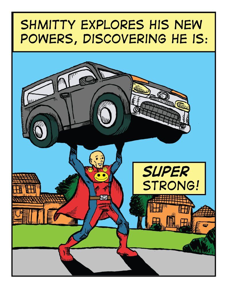 Superchum November comic