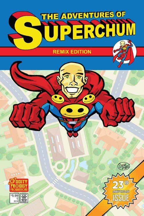 Cover to The Adventures of Superchum Remix Edition Comic Book
