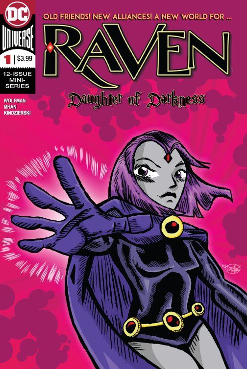 Raven print as an alternate cover to Raven Daughter of Darkness #1