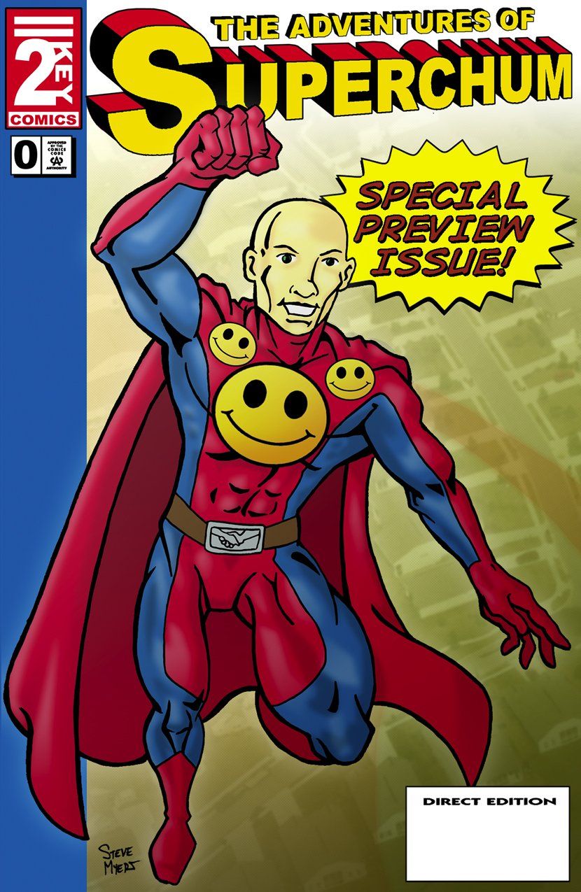 Adventures of Superchum Comic Book Cover