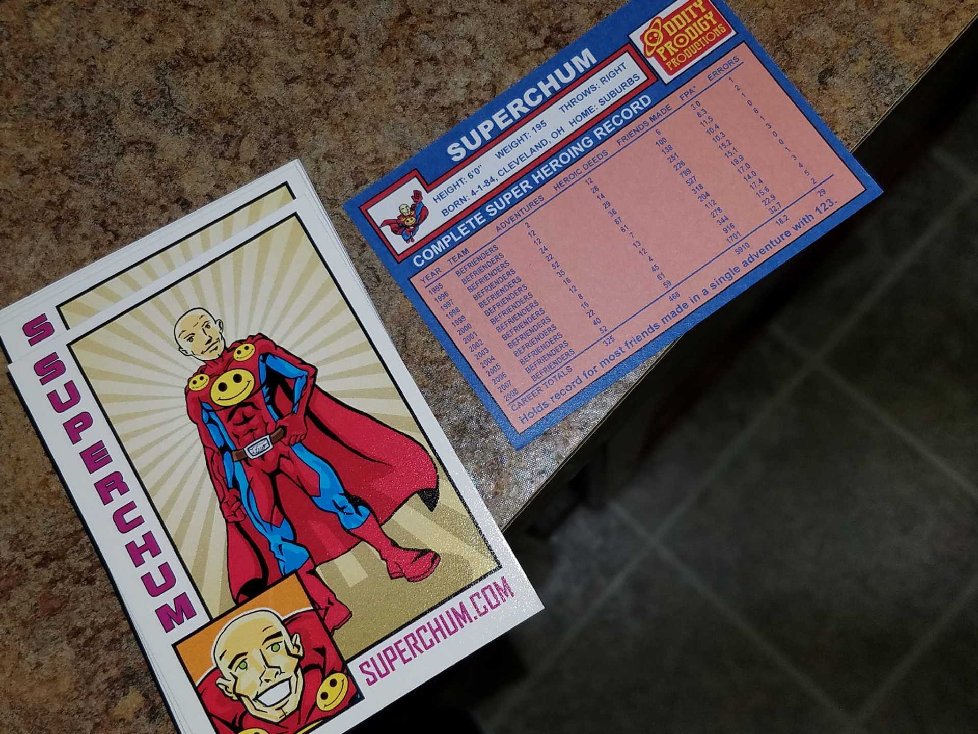 Superchum's new trading card has arrived