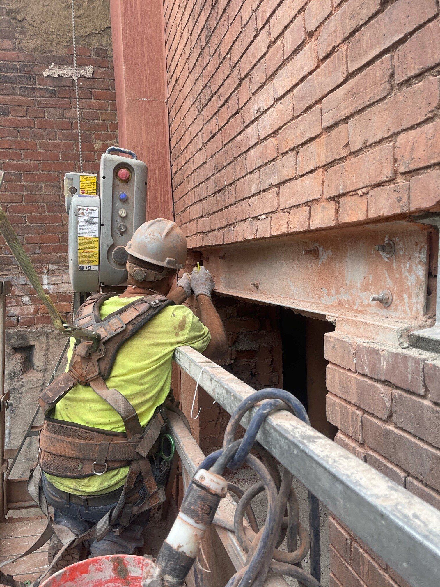 Installing Bricks On Construction Site — Uniontown, PA — Sagada Construction