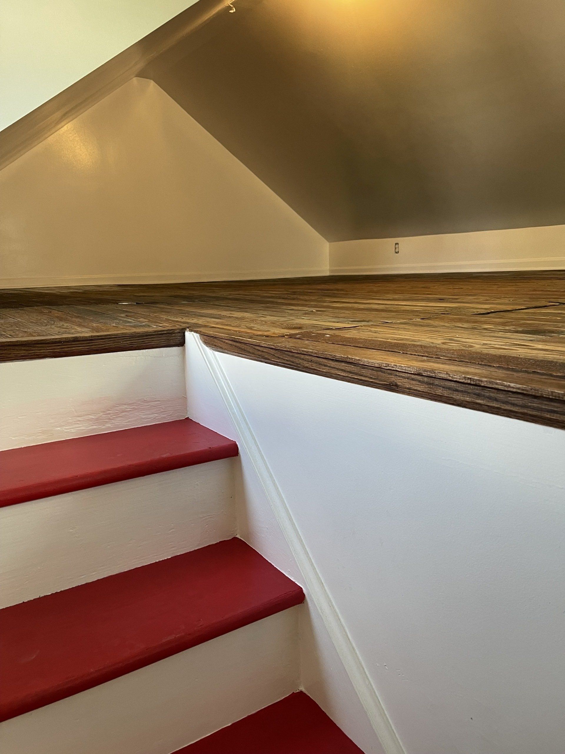 Empty Attic With Stairs — Uniontown, PA — Sagada Construction