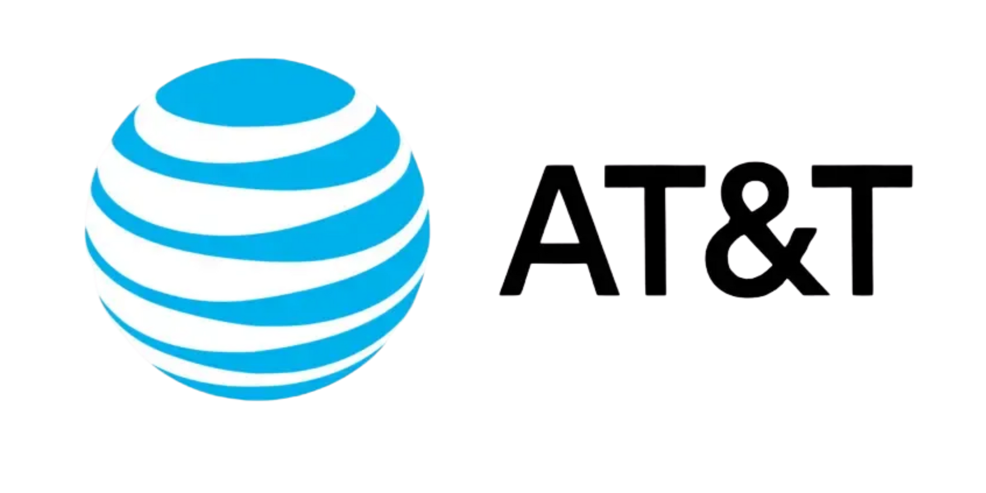 AT&T logo with a blue globe and black text.