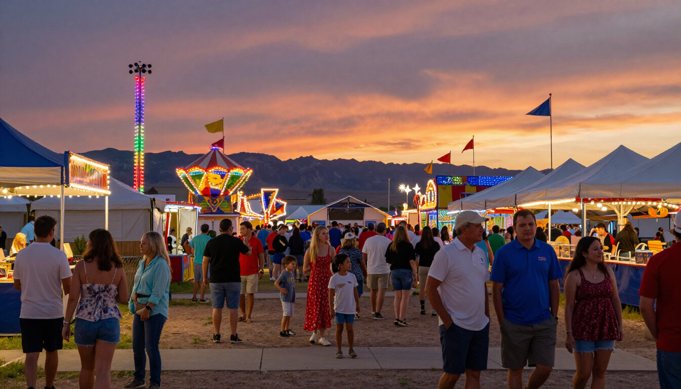 Millard County Fair 2026 festive grounds in Delta Utah