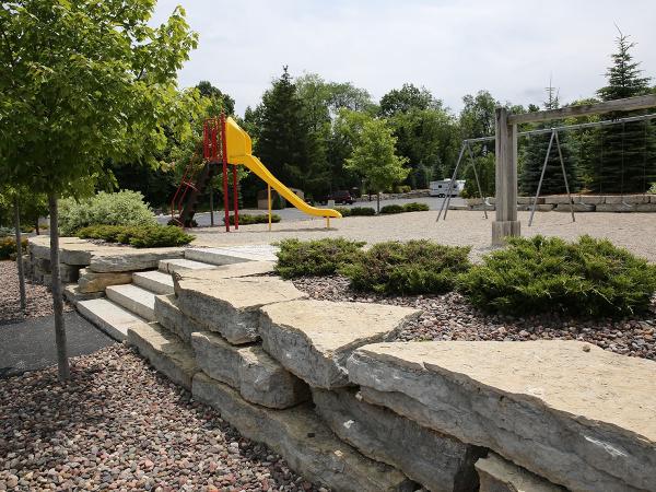 Outcropping Playground — Highland, IN — Krooswyk Materials, Trucking & Excavating Inc.