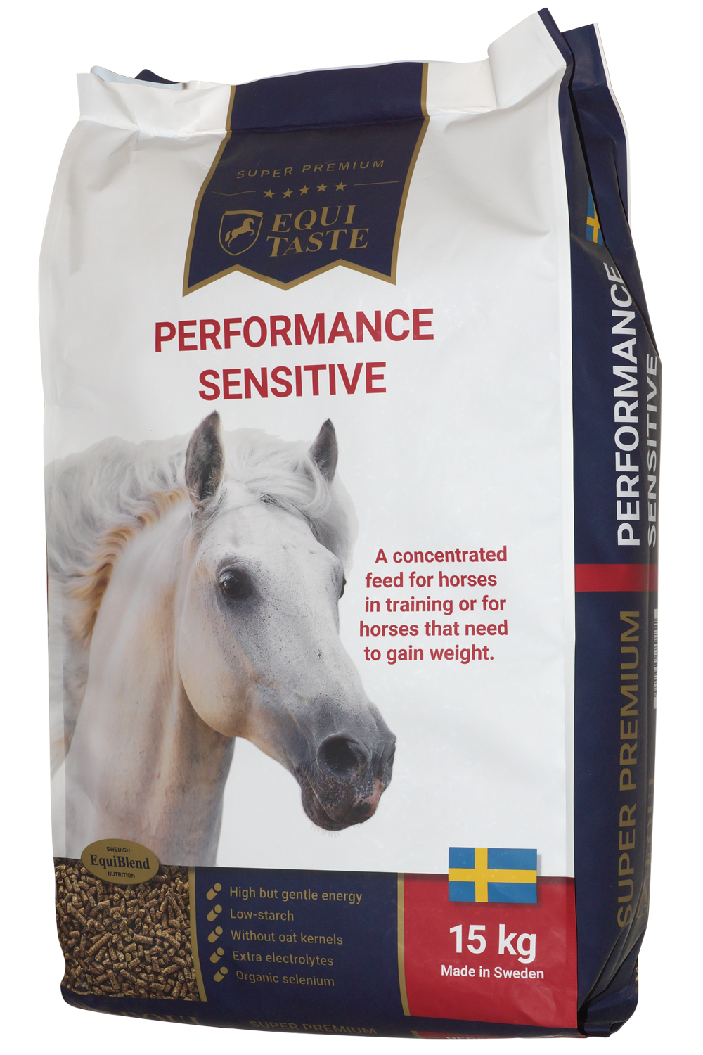 EquiTaste Performance Sensitive – hestefoder, kraftfoder og tilskud til heste