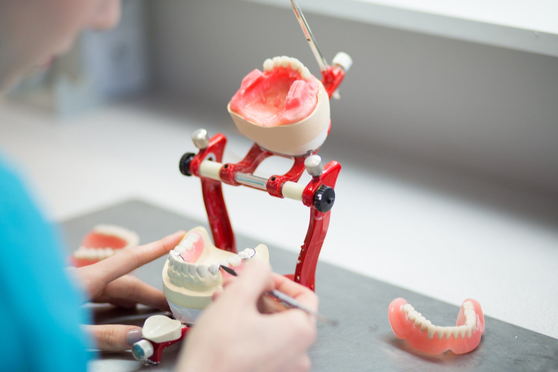 Prosthodontic Lab, Checking Dentures - Wangara, NSW - Chromex Dental
