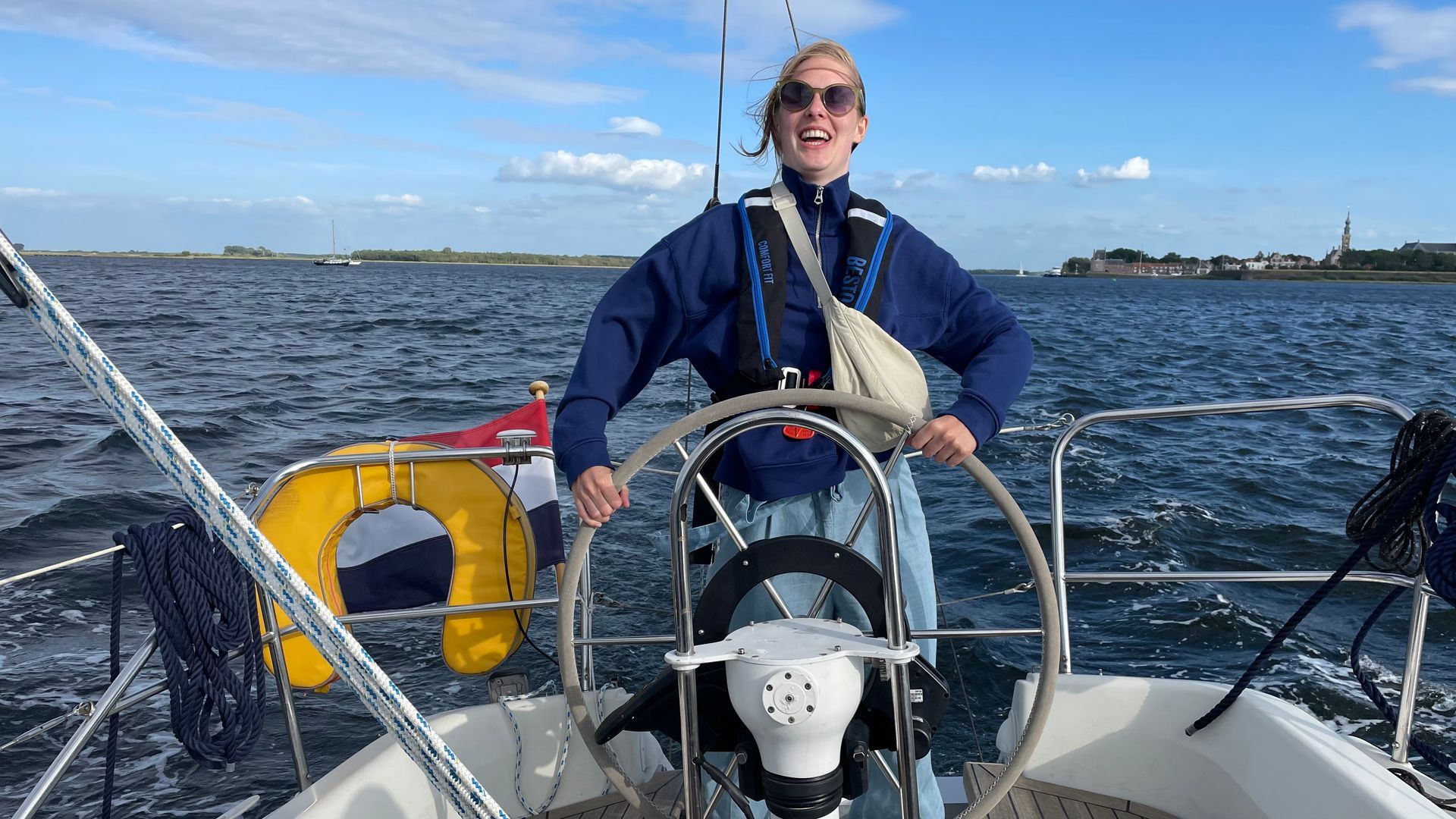 Zelf sturen op een zeilboot