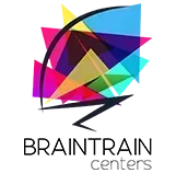 Abstract colorful triangles with a black arch and zigzag. Text reads 