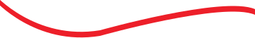 A close up of a red line on a white background