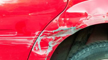 Red Car Need Repaint — Columbus, OH — Collision Solutions LLC