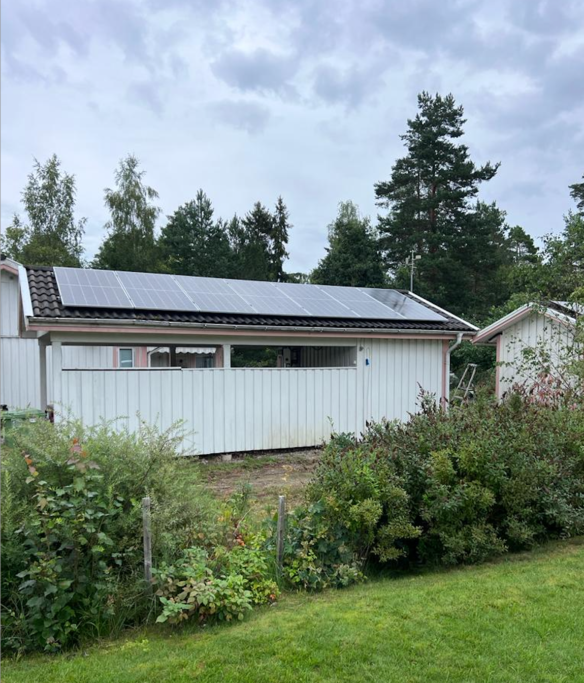 Solceller på tak i Odlaren