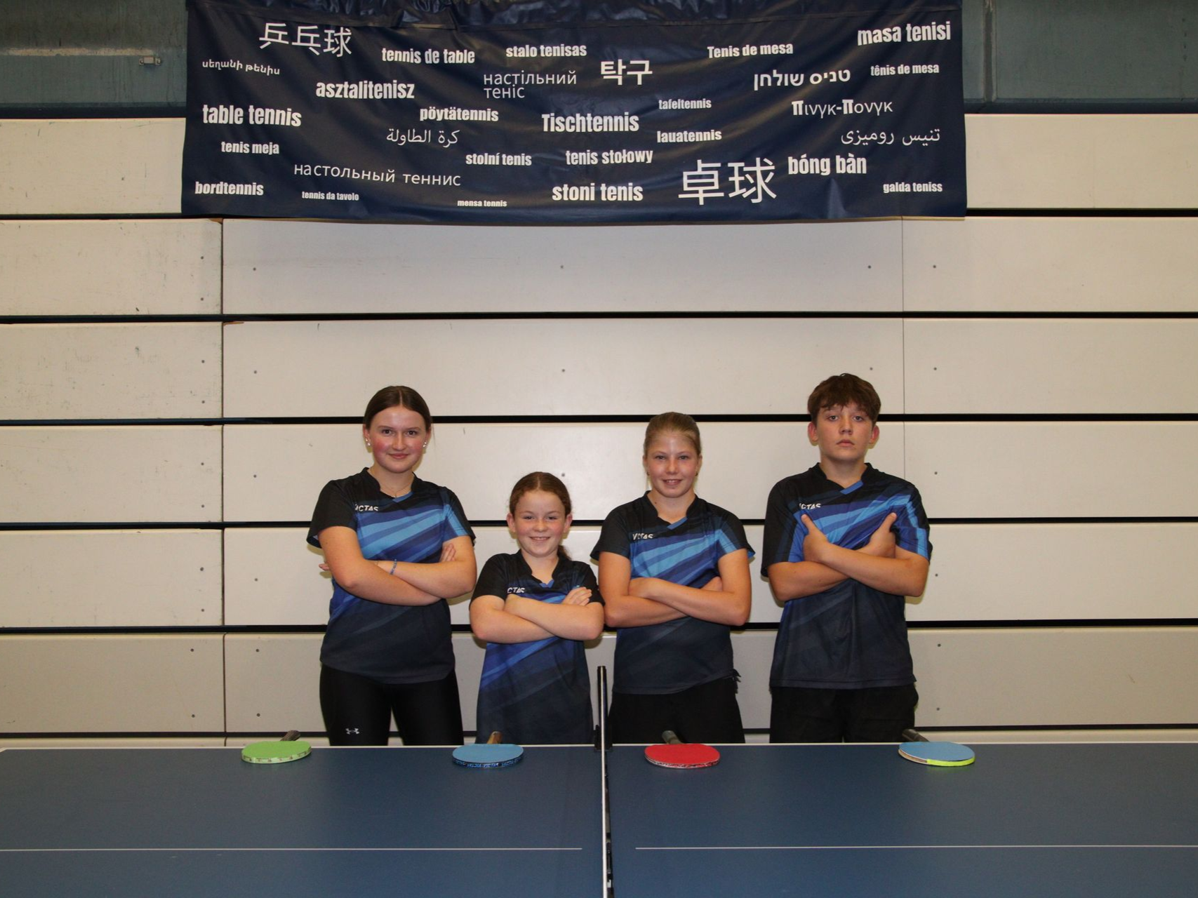 v.l. Walter, Heid; Schorr, Selina; Jakob, Katharina; Levchuk, Timur