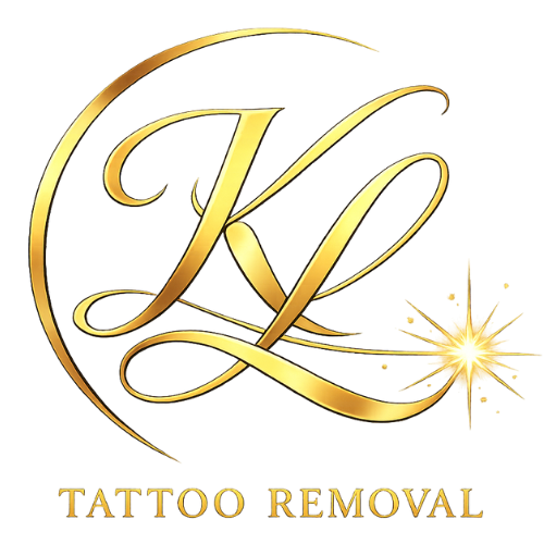 Gold logo with intertwined 