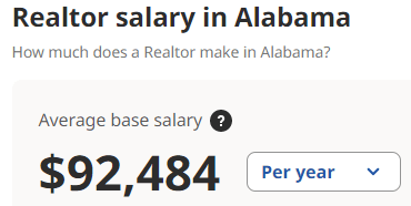 Alabama Realtor Salary