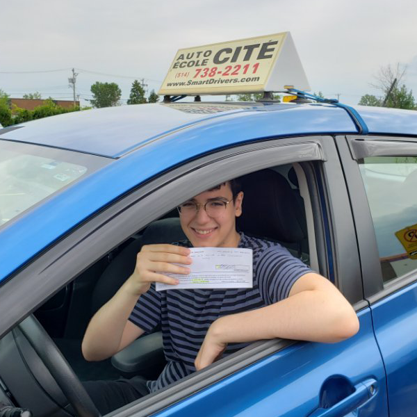 City Driving School's first time driving test pass rate is 20%-25% above the Montreal average