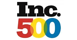 The inc. 500 logo is colorful and has a white background.