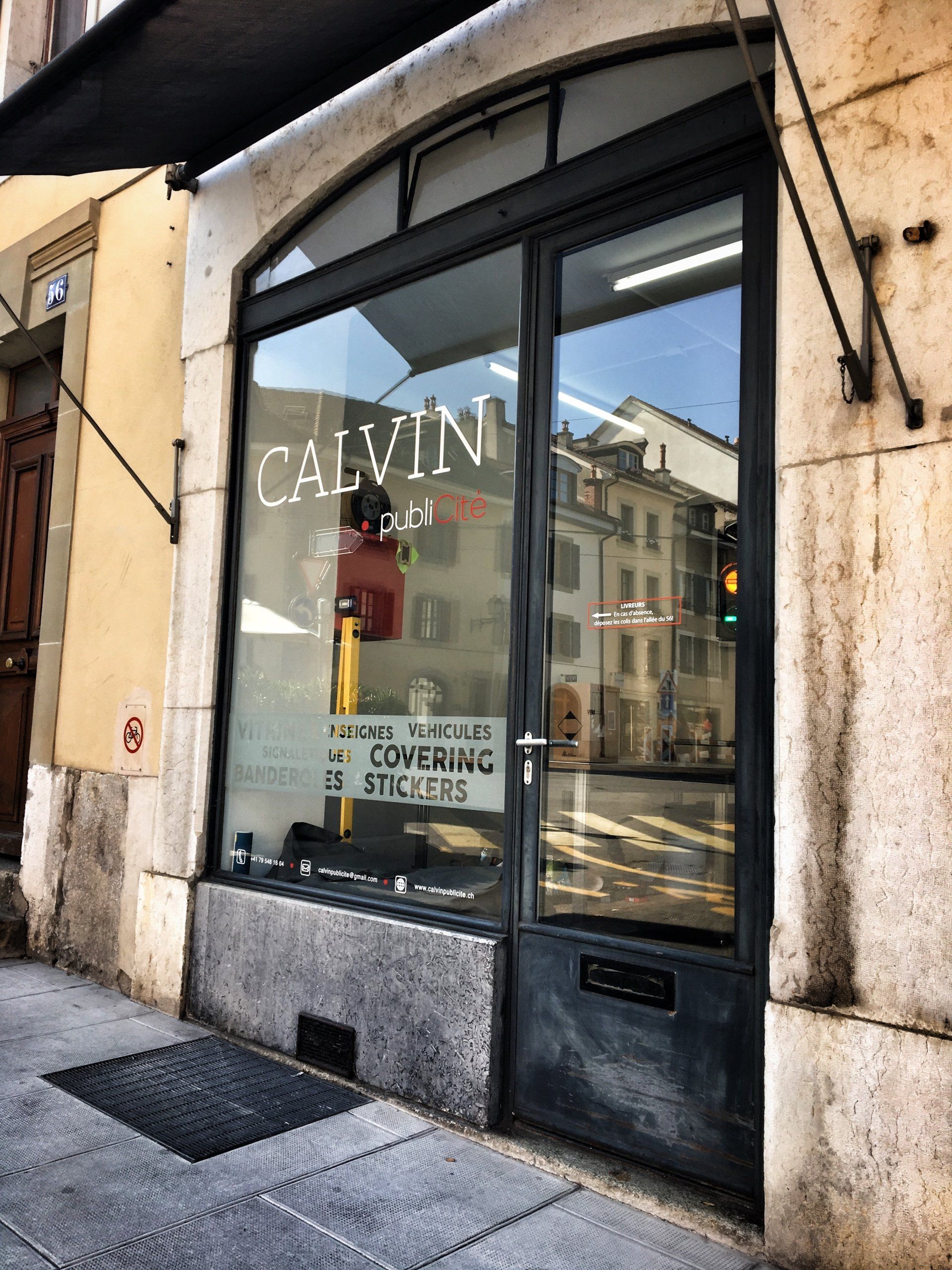 devanture de calvin