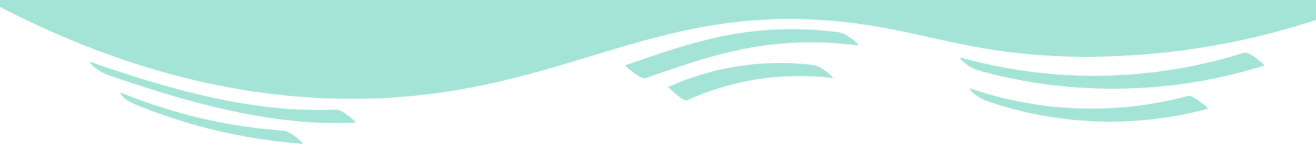 A close up of a blue and white wave on a white background.
