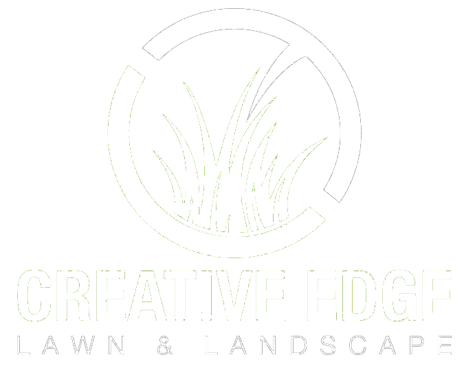 Green Logic Lawn & Landscape logo: circular design with grass illustration, company name below.