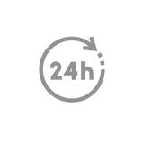 Grey circle with arrow, 