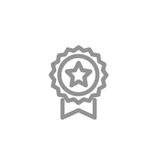 Medal with a star inside.