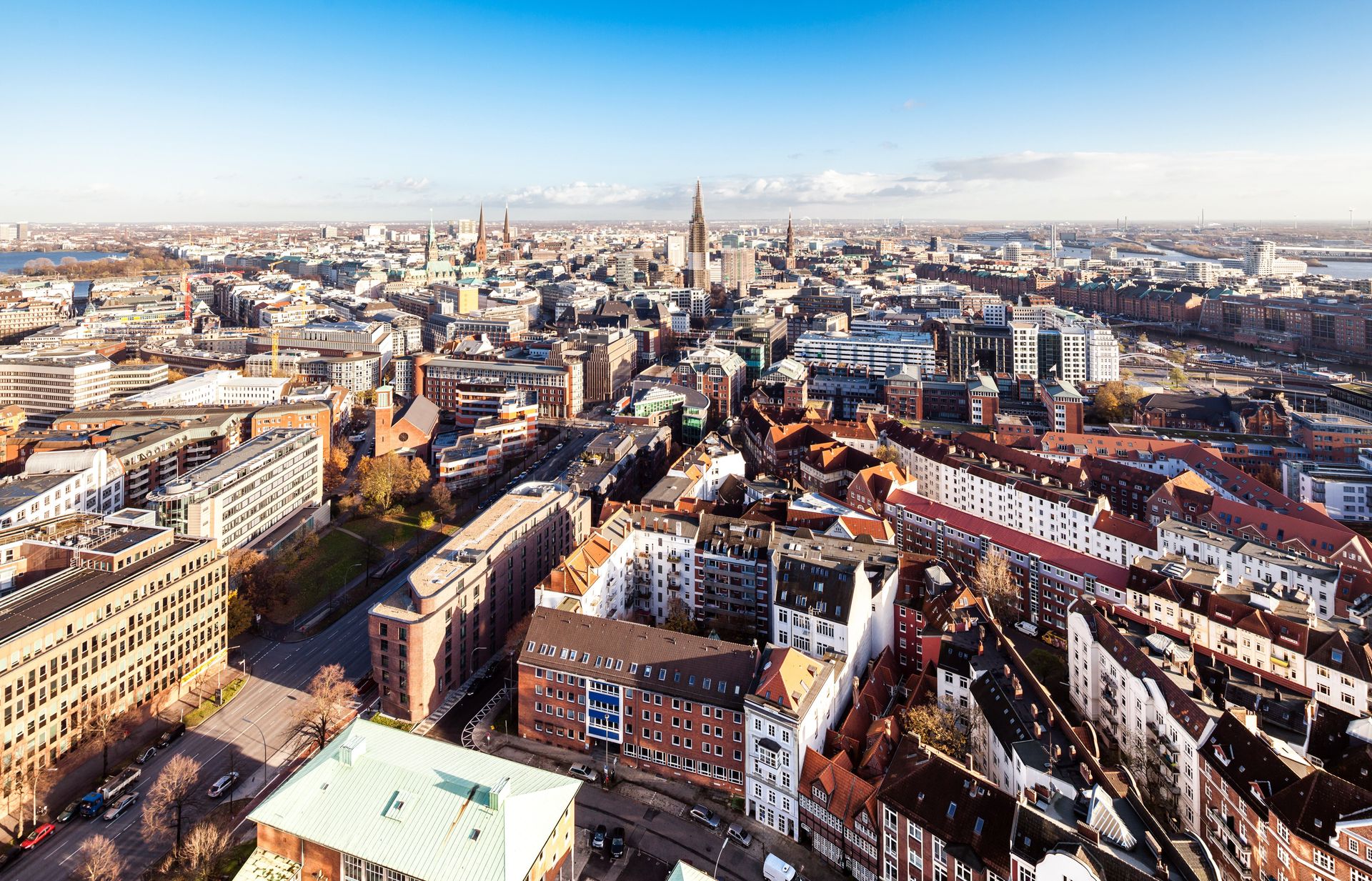 Hamburg von Oben